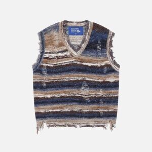 Alfric Eden Striped Knit Vest